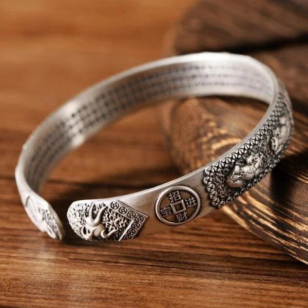 Bracelete Pixiu - Prata Original 925
